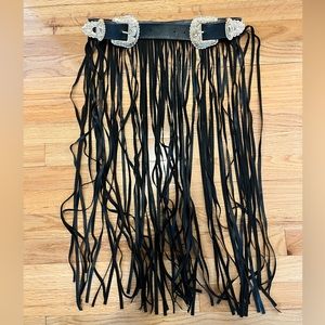 Gold Plated Fringe Belt
